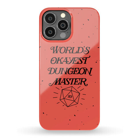 World's Okayest Dungeon Master Phone Case